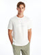Crew Neck Short Sleeve Printed Men's T-shirt